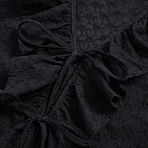 Блуза Пленительная грация (черная). Состав: 100% хлопок