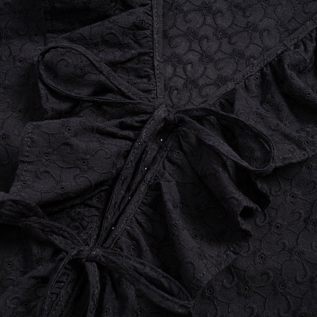 Блуза Пленительная грация (черная) 