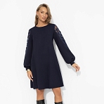 Платье Секрет любви (синее). Состав: 95% п/э, 5% эластан