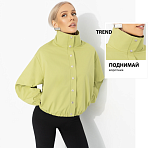 Ветровка с карманами Поцелуй ветра (оливка)