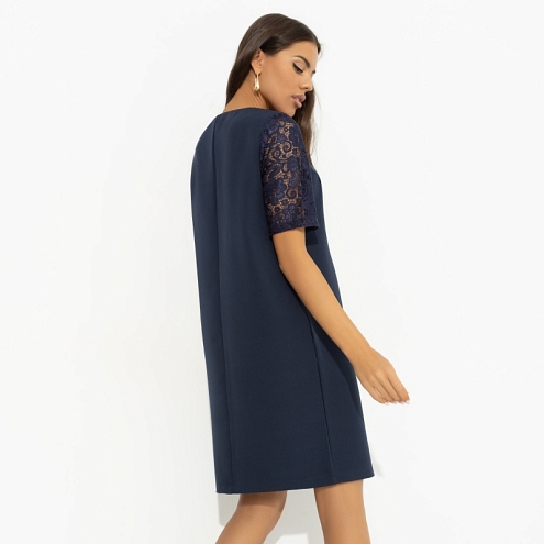 Платье Виртуальные будни (blue lace) 