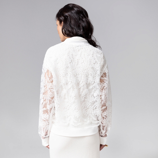 Бомбер Секрет смелости (белоснежный) 