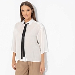 Блуза Работаю красиво (white). Состав: 100% п/э