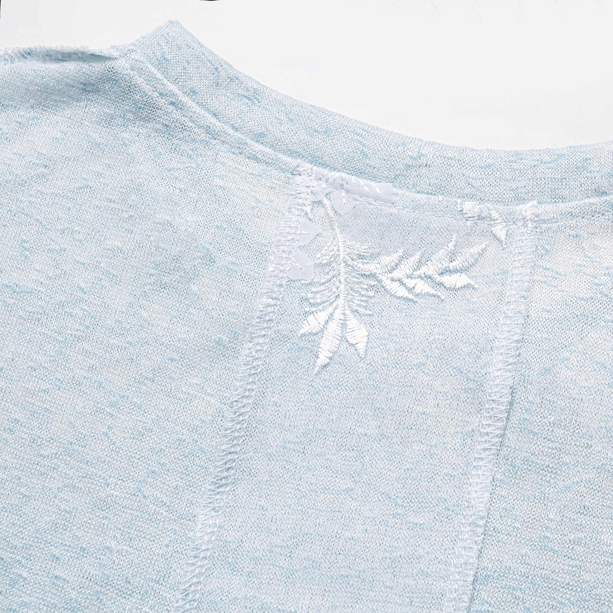 Футболка Буду тебе сниться (голубой меланж). Состав: 65% п/э, 30% вискоза, 5% спандекс