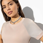Платье Будь собой (beige gold). Состав: 65% п/э, 30% вискоза, 5% стрейч