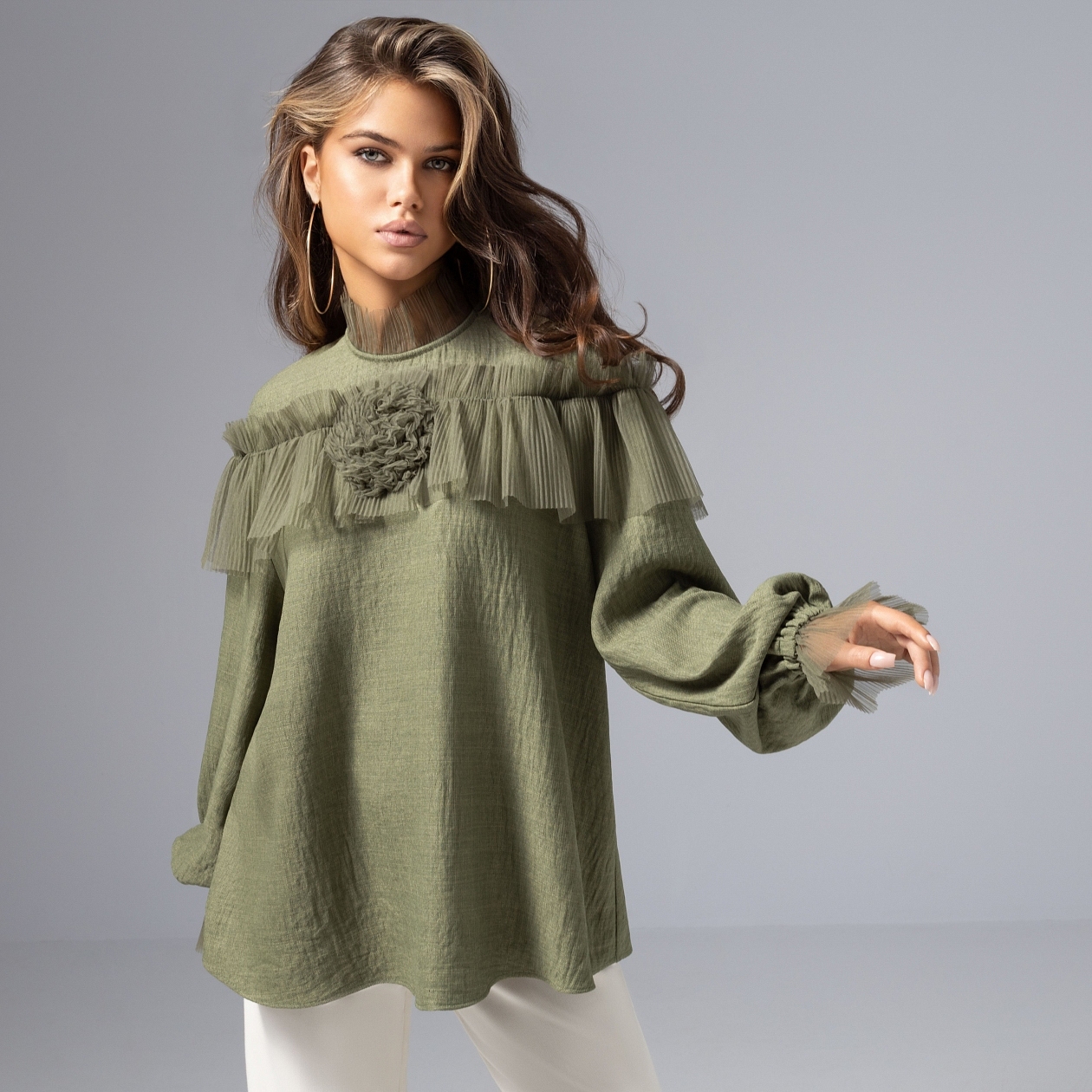 
Блуза романтичная, Мелодия сердца