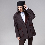 Жакет Стильно независима (фэшн). Состав: 65% п/э, 30% вискоза, 5% спандекс