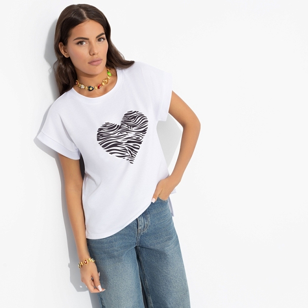 Футболка Оттенок настроения (heart) 