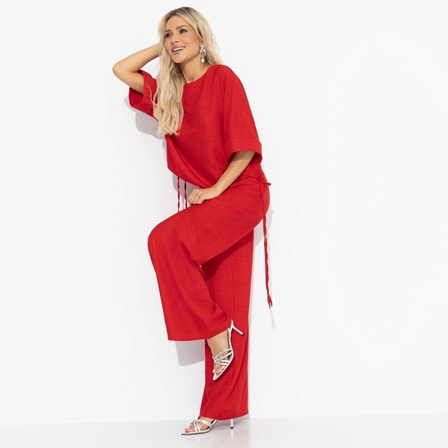 Брючный костюм Энергия цвета (red) 