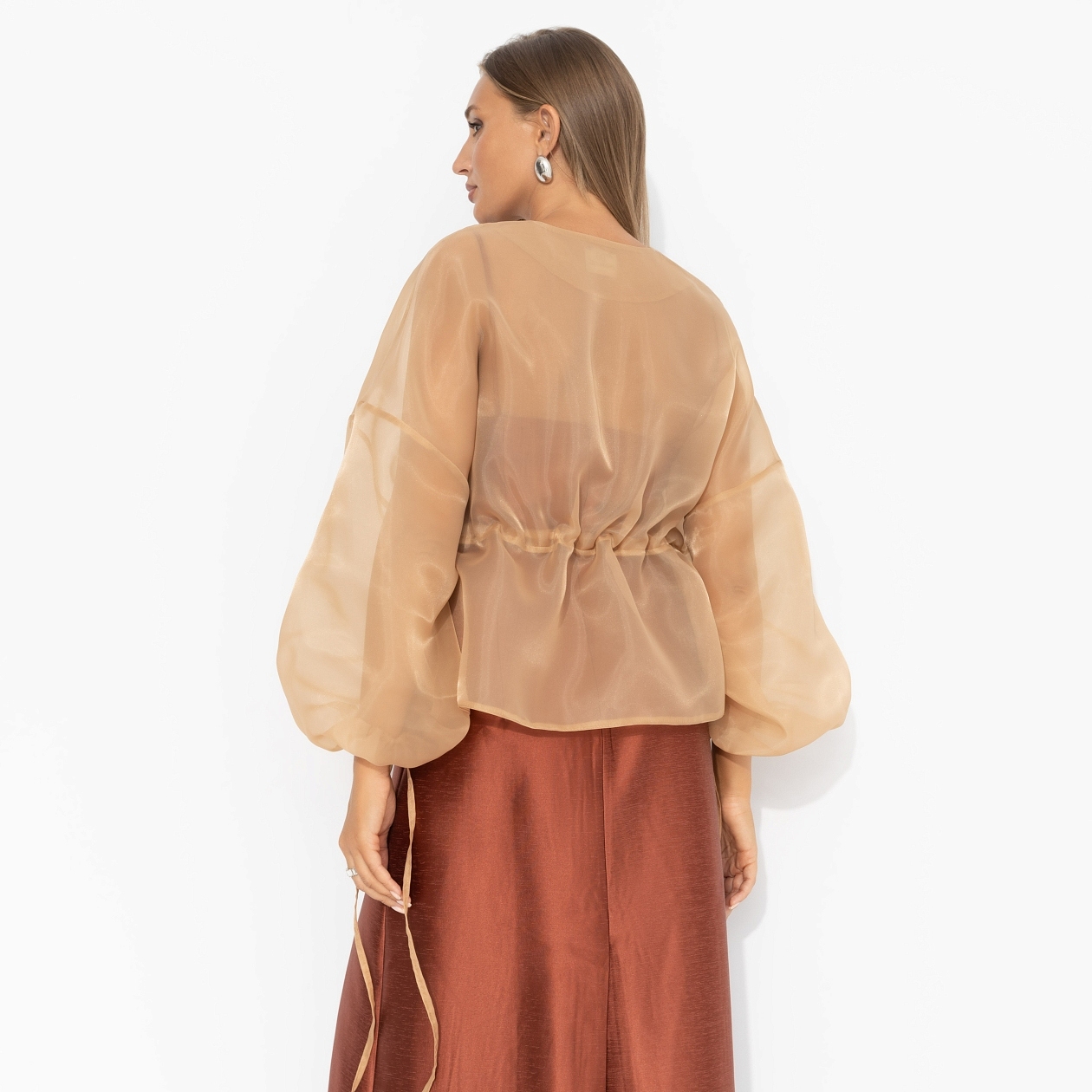 Жакет Вершина восхищения (песочный). Состав: 100% полиэстер