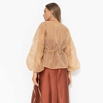 Жакет Вершина восхищения (песочный). Состав: 100% полиэстер