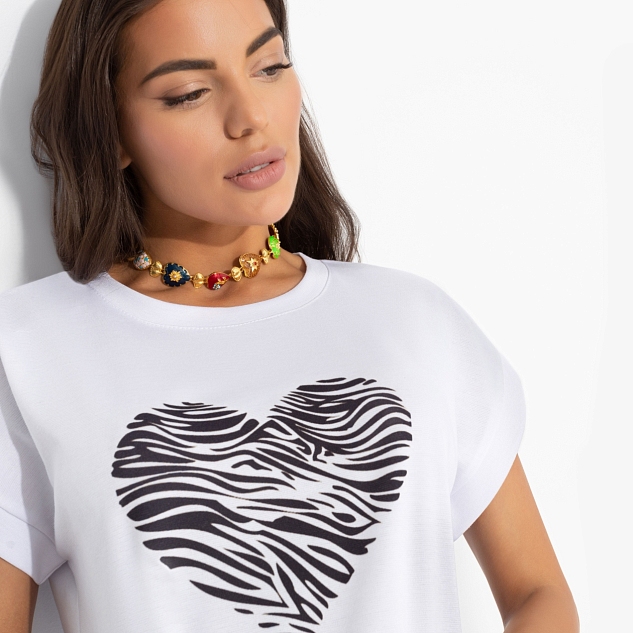 Футболка Оттенок настроения (heart) 