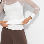 Лонгслив Секретное оружие гардероба. Состав: 60% вискоза, 35% п/э, 5% эластан