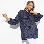 Блуза Эксперт привлекательности (blue fashion). Состав: 95% п/э, 5% спандекс