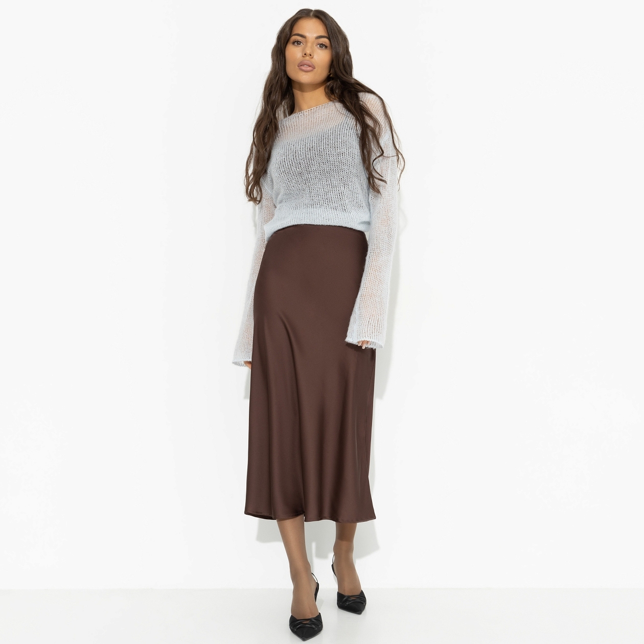 Сияю от удовольствия (brown). Купить женский Юбка оптом от производителя.