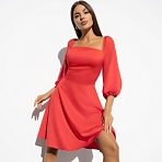 Платье Мисс Великолепие (passion red). Состав: 65% п/э, 30% вискоза, 5% эластан