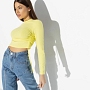 Лонгслив Акцентная штучка (juicy lemon). Состав: 97% хлопок, 3% эластан