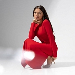 Платье Королева бала (red). Состав: 95% п/э, 5% эластан