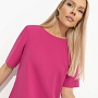 Платье Виртуальные будни (fuchsia). Состав: 60% полиэстер, 37% вискоза, 3% спандекс