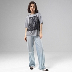 Футболка Модный тандем (2 в 1). Состав: 75% полиэстер, 20% вискоза, 5% спандекс