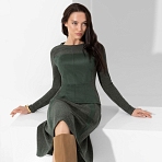 Комплект с юбкой Инста-стиль (2 в 1, elegant) . Состав: 65% акрил, 30% ангора, 5% спандекс