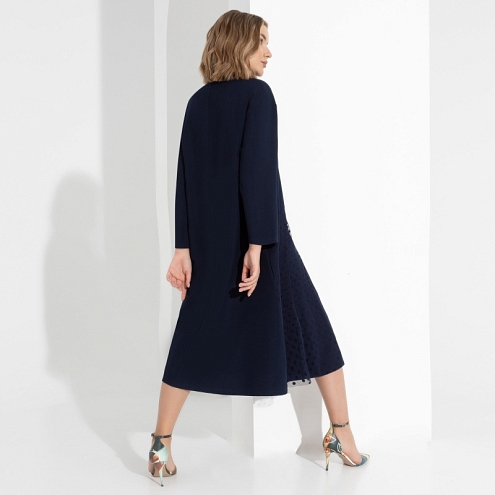 Платье Ночной каприз (dark blue). Состав: 95% п/э, 5% спандекс