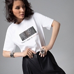 Футболка Модная перезагрузка (белая). Состав: 95% хлопок, 5% лайкра