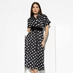 Платье Украшение леди (black elegant, с поясом). Состав: 100% п/э