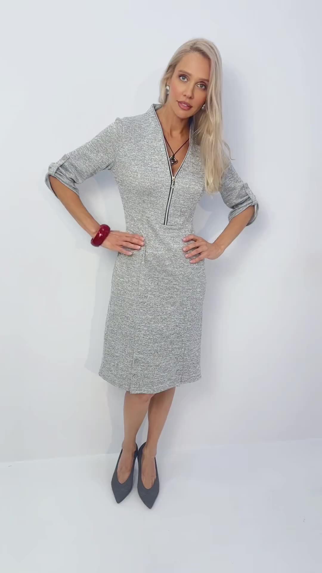 Платье, которое говорит за тебя (серое)