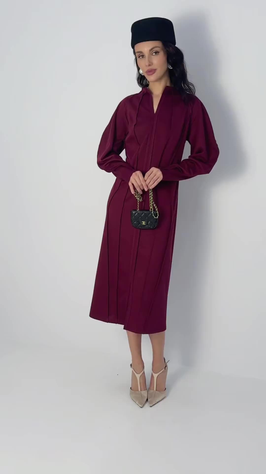 Больше, чем просто платье (винное)