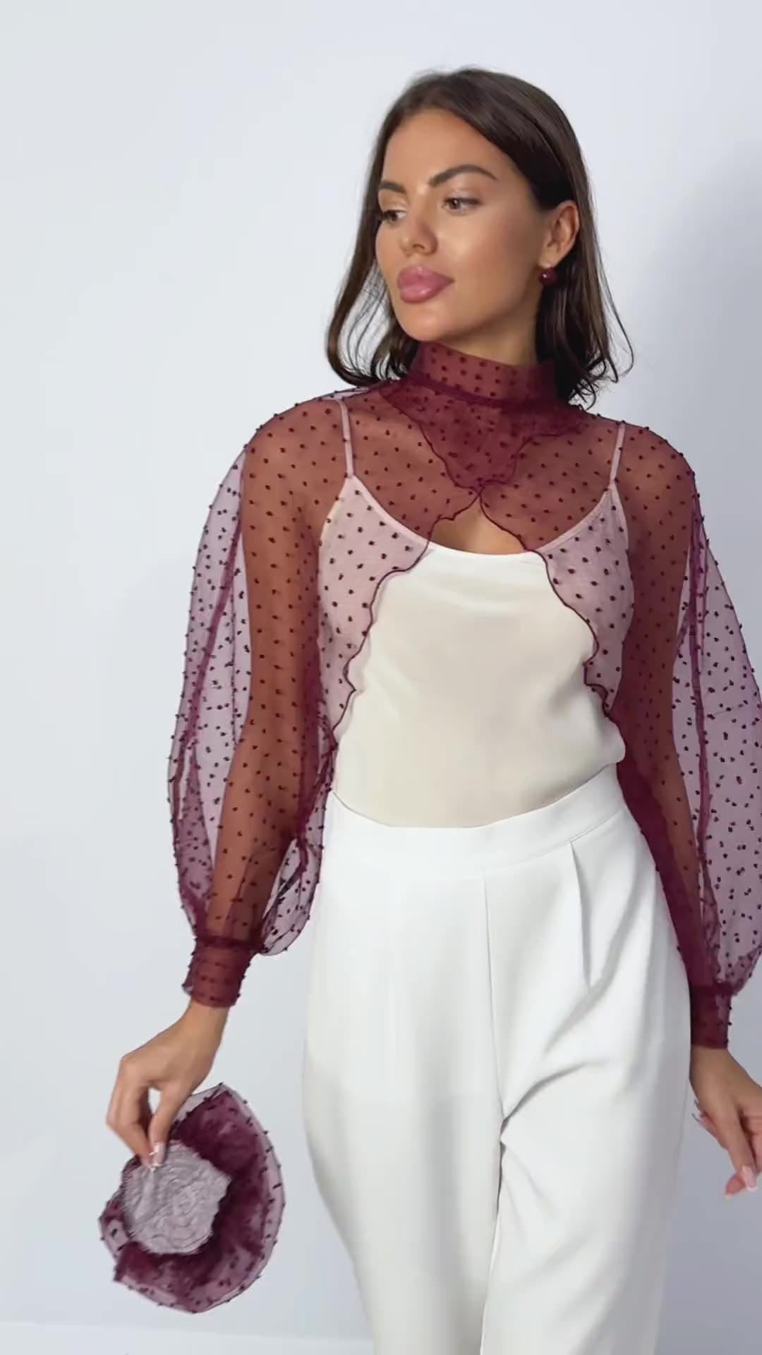 Деловой взгляд (бордовое, с брошкой)