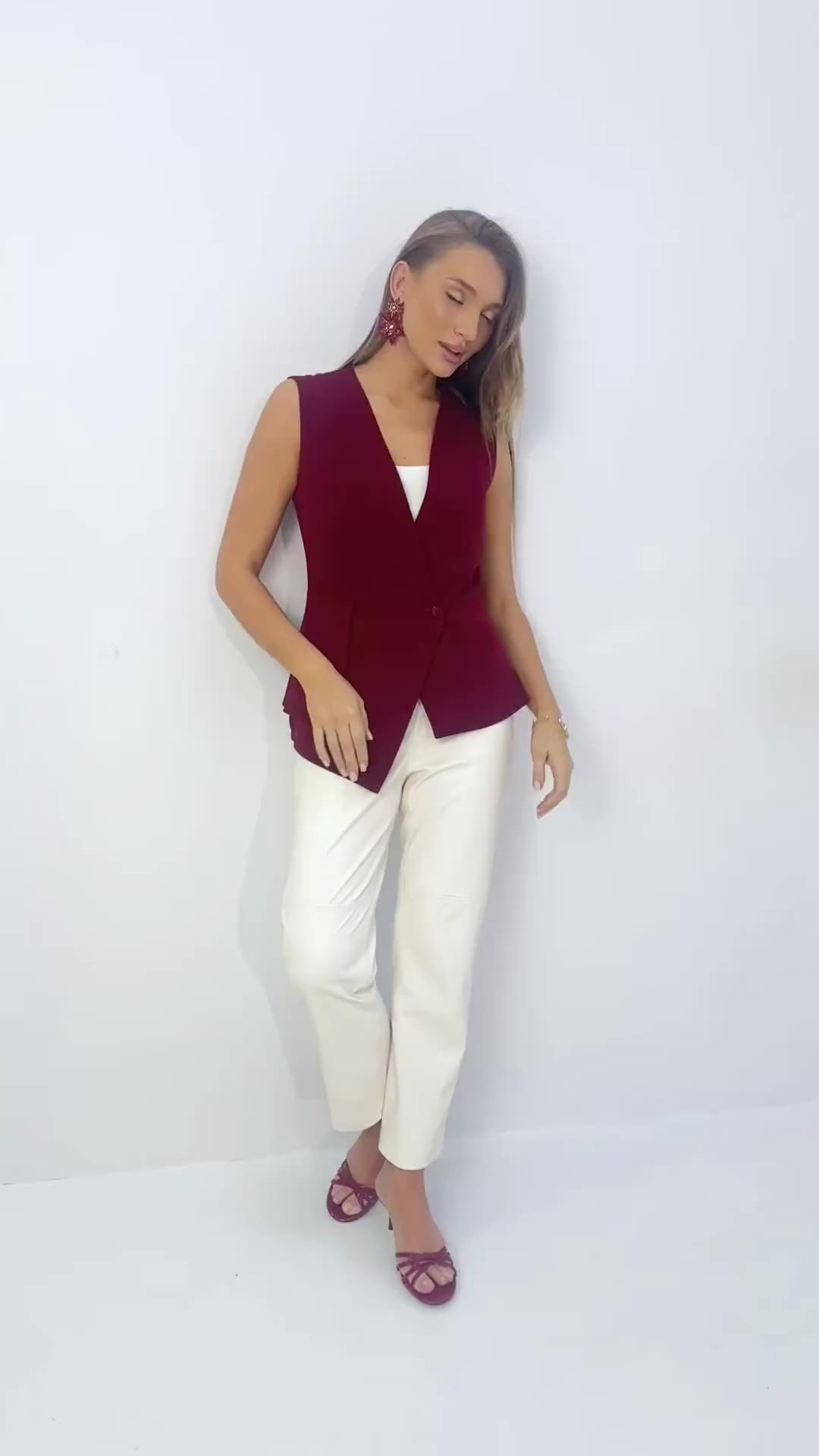 Стильный лидер (бордовый)