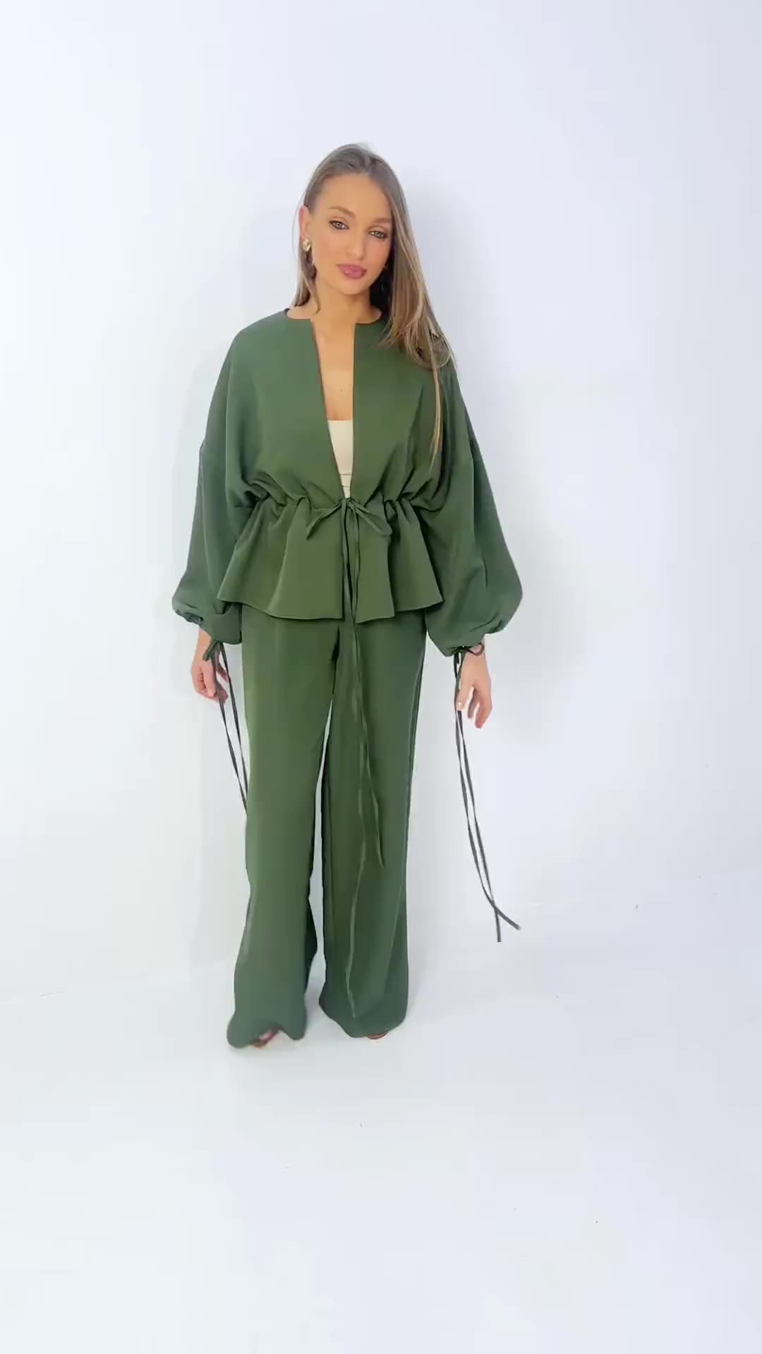 Серьезная леди (2 в 1, хаки)