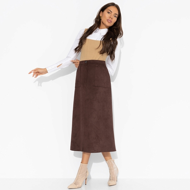 Юбка Откровенно шикарная (шоколадный мусс)