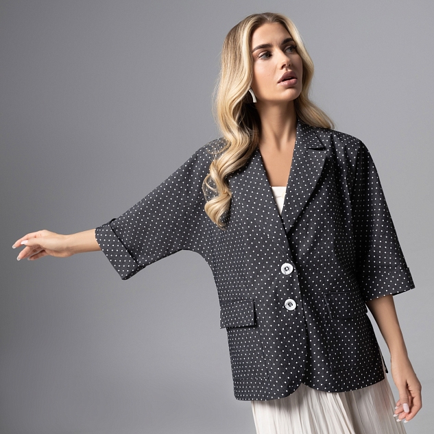 Жакет Джинсовый стиль (черный)