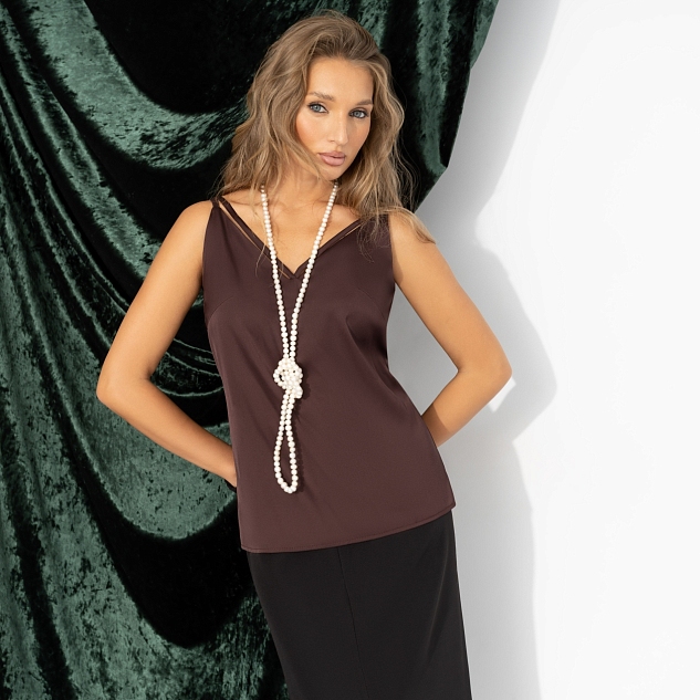 Топ Создана для поцелуев (шоколадный)