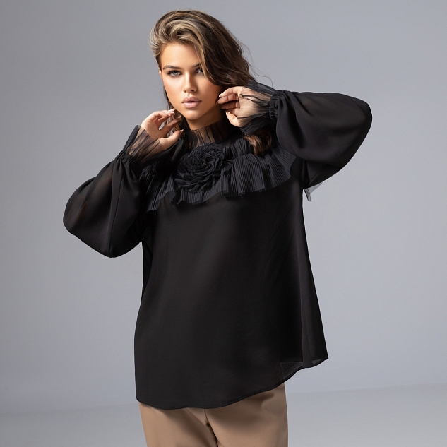 Блуза Мелодия сердца (ночь)