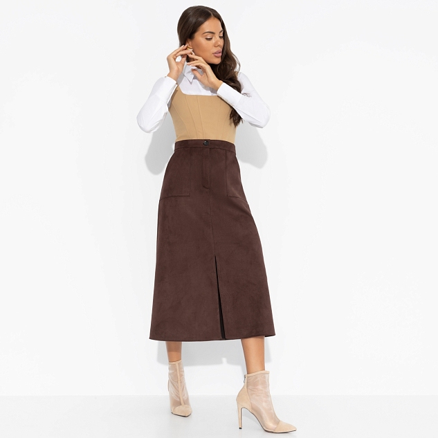 Юбка Откровенно шикарная (шоколадный мусс)