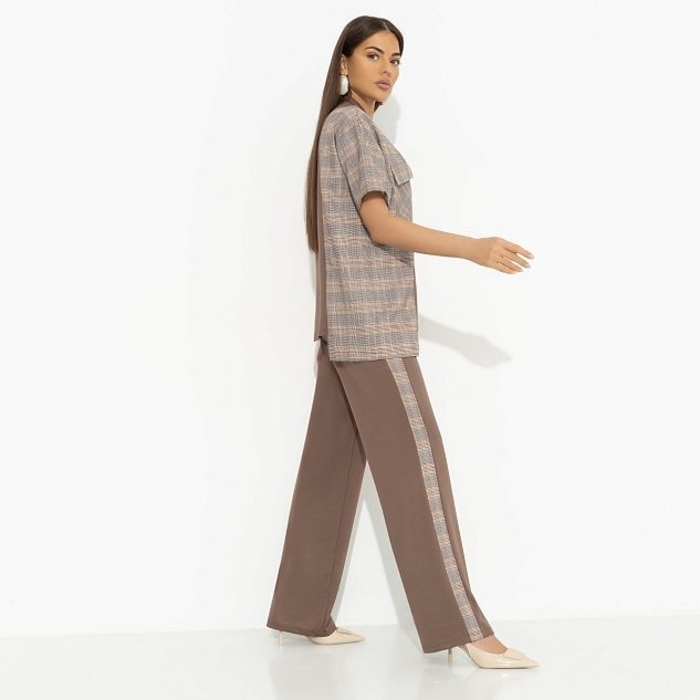 Брючный костюм Современная утонченность (brown, 2 в 1)