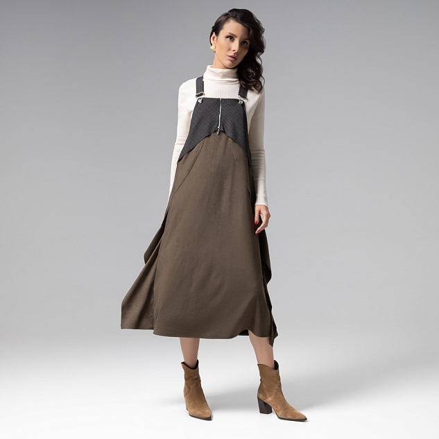 Сарафан Ушла красиво (dark green)