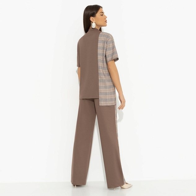 Брючный костюм Современная утонченность (brown, 2 в 1)