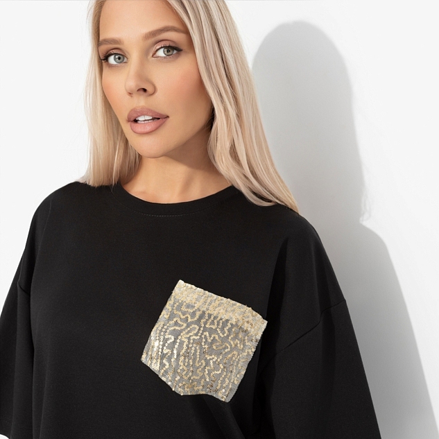 Футболка Красиво живу (чёрная)