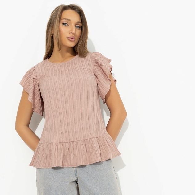 Блуза Потому что нужно! (коричневая)