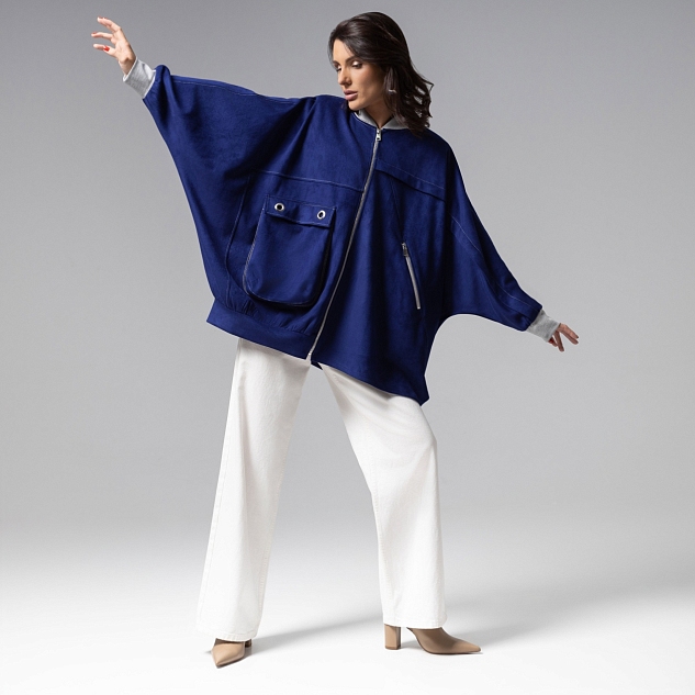 Бомбер Стильное вложение (oversize, S-M)