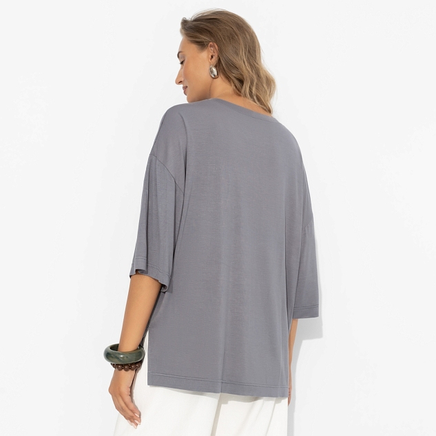 Футболка Красиво живу (серая)