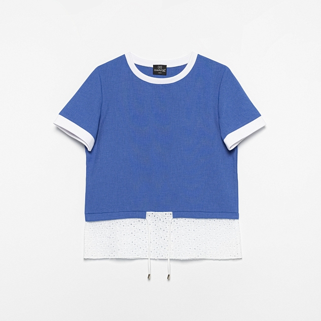 Футболка Романтика с перчинкой (синяя)