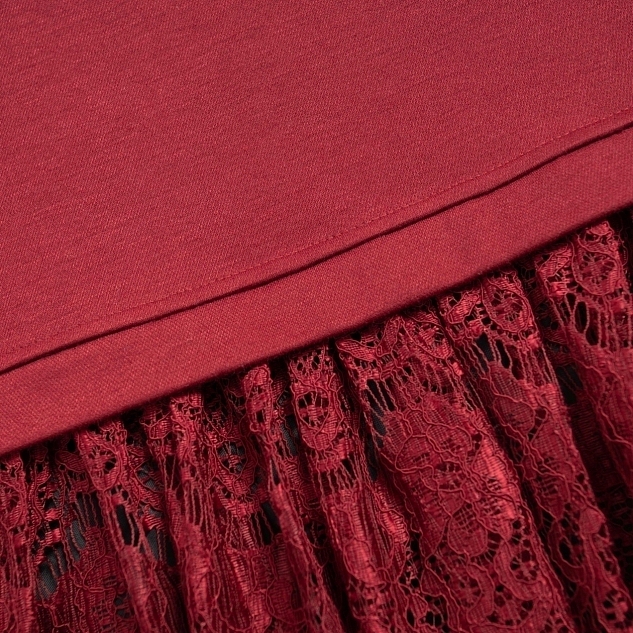 Платье История в кружевах (бордо)