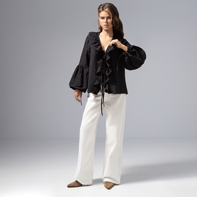 Блуза Пленительная грация (черная)