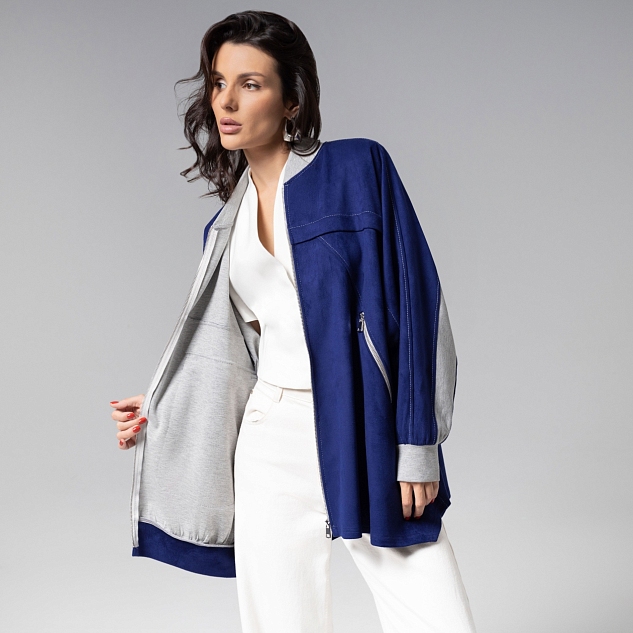 Бомбер Стильное вложение (oversize, S-M)