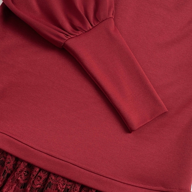 Платье История в кружевах (бордо)